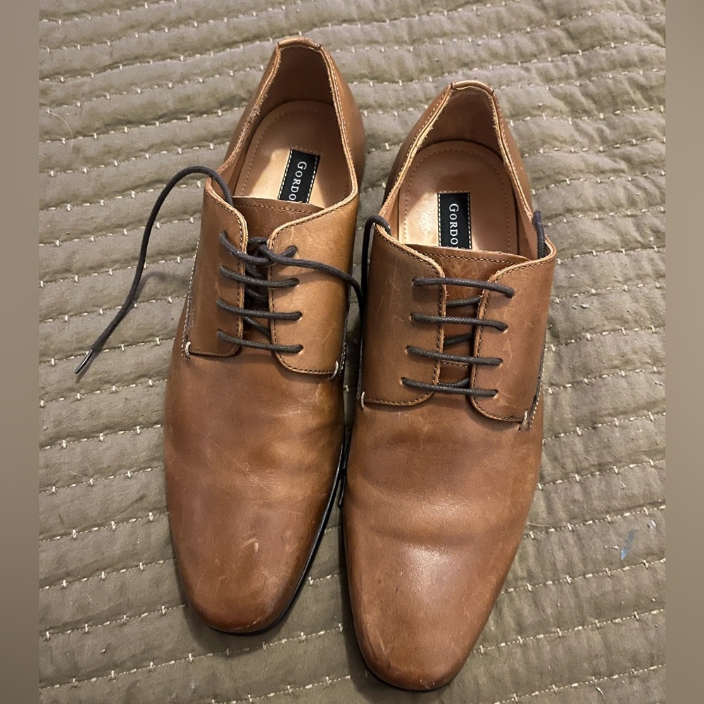 Brown Gordon rush dress shoes